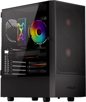 Obudowa Krux Nadir RGB Black (5903018667621)
