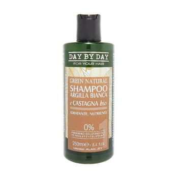 Шампунь с белой глиной и каштаном био Alan Jey Shampoo Argilla Bianca E Castagna Bio 250 мл
