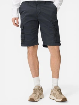 Шорты хлопковые короткие мужские Camel Active Bermudas / Shorts 496R19-7F22-48 32 Темно-синие (4063366302382)