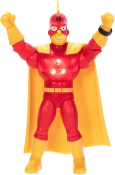 Коллекционная фигурка JAKKS Pacific The Simpsons Homer Radioactive Man, Симпсоны Гомер с подсветкой, 13см