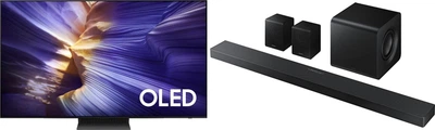 Комплект Телевізор Samsung OLED 83" QE83S90FAEXUA + Саундбар Q-серії Samsung HW-QS750F/UA