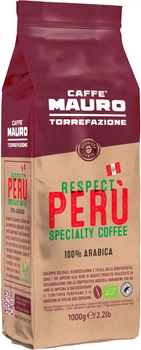 Кава в зернах Mauro Caffe Peru 100% Arabica Organic 1 кг (8002530146021)