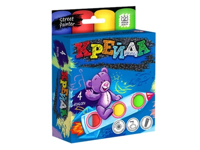 Мел для рисования на асфальте MEL-01-02U 4 шт Разноцветный shop (4823102802664)