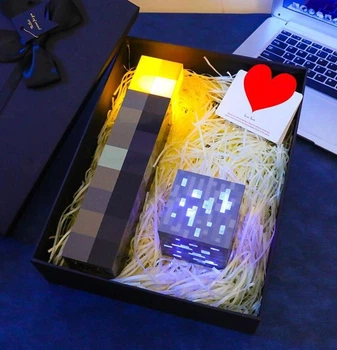 Факел майнкрафт та руда майнкрафт подарунковий набір Minecraft нічників