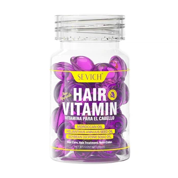 Капсули для фарбованого волосся Sevich Hair Vitamin з марокканським маслом для відновлення фіолетові 30шт