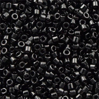 Бисер Miyuki Delica Beads 11/0, 5г, DB-10, натуральный, черный