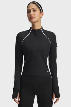 Кофта женские Under Armour Ua Velociti Pro Cw Half Zip M Чорний 6004015-001
