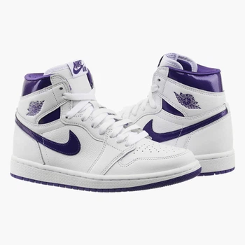Кросівки жіночі Jordan 1 High "Court Purple" 36 Білий CD0461-151