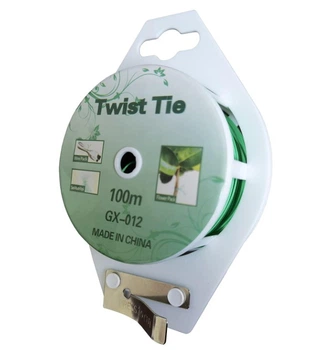 Підв'язувальний дріт Twist Tie 100 м для рослин, кущів, дерев, Дріт садовий для підв'язки рослин. (0786)