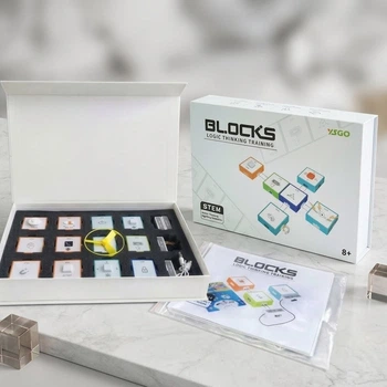 STEM-Набір для логічного моделювання Dumko Advanced Розширена версія на 15 модулів (8+)