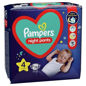Ночные трусики Pampers night pants р 4 25 шт