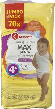 Підгузки Kruidvat skin protect розмір 4+ (9-15 кг) 70 шт