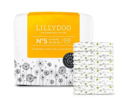 Подгузники памперсы Lillydoo размер 5 (11-16 кг) 25 шт