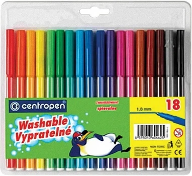 Фломастери "Centropen" 7790TR-18, 18 кольорів.