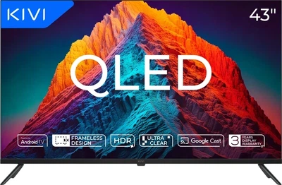 Телевізор 43", QLED, UHD, Android TV11 43U770QB