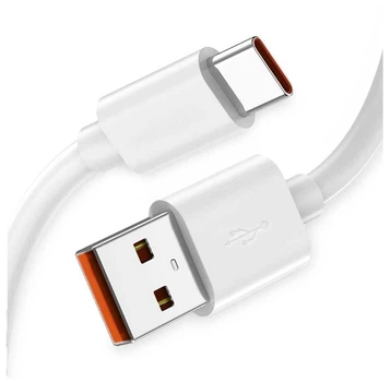 Кабель Tcom USB-A to Type-C 5A белый