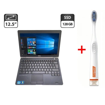 Нетбук Dell Latitude E6230 / 12.5" (1366x768) TN / Intel Core i5-3340M (2 (4) ядра по 2.7 - 3.4 GHz) / 8 GB DDR3 / 128 GB SSD / Intel HD Graphics 4000 б/у + Подарок Умная интерактивная зубная щетка Colgate Connect M1 / Bluetooth