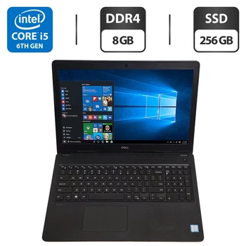 Ноутбук Dell Latitude 3580 / 15.6" (1366x768) TN / Intel Core i5-6300U (2 (4) ядра по 2.4 - 3.0 GHz) / 8 GB DDR4 / 256 GB SSD / Intel HD Graphics 520 / WebCam б/у
