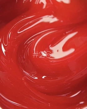 Гель-желе для нарощування Moon Full Jelly Builder Gel №26 насичений рожевий напівпрозорий, 30 мл.