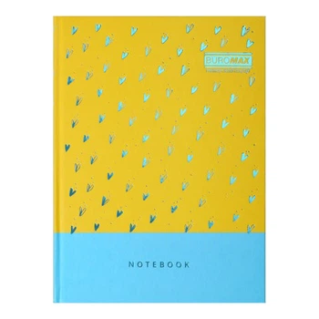 Записна книга Buromax INTENSO A5 96 аркушів у клітинку Жовта (BM.24511105-08)