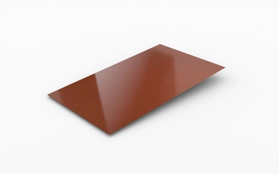 Лист металу PSM Profile 0,5 мм 1,25x2,5 м Глянцевий Коричневий RAL 8004