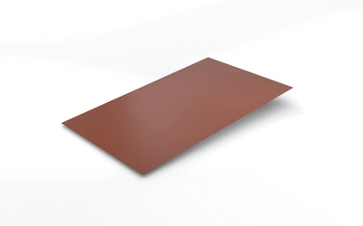 Лист металла PSM Profile 0,5 мм 1,25x2,5 м Матовый Коричневый RAL 8004