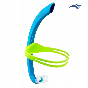 Дитяча Дихальна трубка для снорклінгу Aqua Speed Juno Junior Синій, Зелений One Size (734-02)