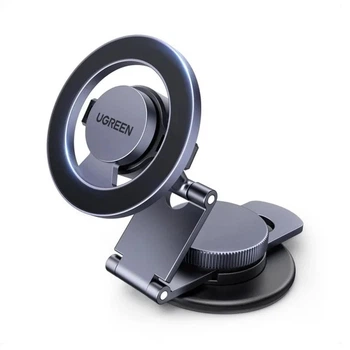 Автодержатель для телефона UGREEN LP865 магнитный на приборную панель Metal Gray (UGR-45577)