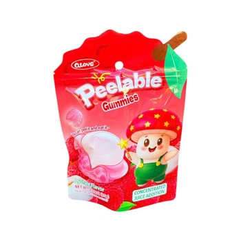Жувальні конфети Qlove Peelable Gummies Candy Lychee Flavor 75 грам