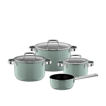 Zestaw garnków WMF Fusiontec Mineral Pro Eucaliptus 4 elementy (4000530760623)