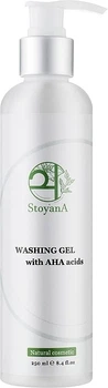 Гель для умывания с AHA-кислотами StoyanA Washing gel with AHA acids 150 мл