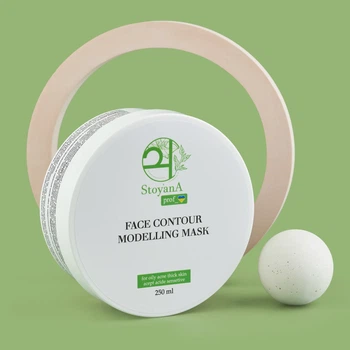 Маска моделирующая овал лица StoyanA Face contour modelling mask 250 мл
