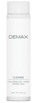 Гель-тоник для всех типов кожи с гиалуроновой кислотой Demax Cleanse Hyaluronic Gel-Toner Normal Skin 250 мл