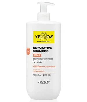 Восстанавливающий шампунь для поврежденных волос Yellow Bond Complex & Cacao Butter Reparative Shampoo 1000 мл