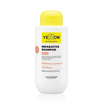 Восстанавливающий шампунь для поврежденных волос Yellow Bond Complex & Cacao Butter Reparative Shampoo 500 мл
