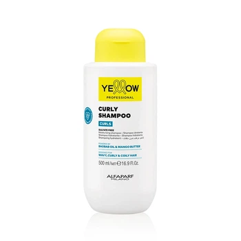 Деликатный шампунь для вьющихся волос Yellow Curly Therapy Shampoo 500 мл