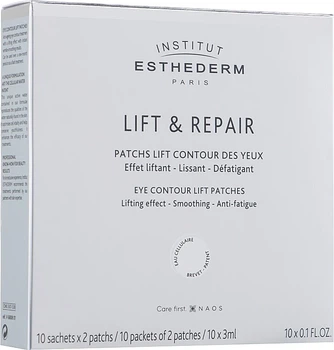 Биолифтинговые патчи для области глаз Institut Esthederm Lift & Repair Eye Contour Lift Patches 10 шт