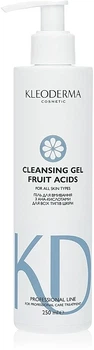 Гель для умывания с АНА-кислотами KleoDerma Cleansing Gel Fruit Acids 250 мл