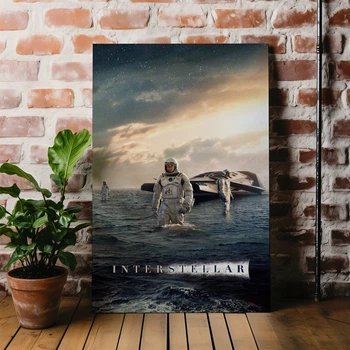 Інтер'єрна картина Інтерстеллар, Interstellar (2014), Нолан, культове кіно, фантастика, 42×28 см (id0807)