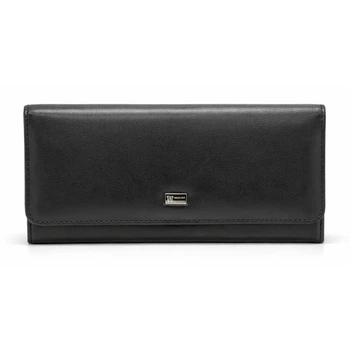 Жіночий шкіряний гаманець Wanlima w50044076 Black