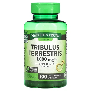 Якорцы стелющиеся быстрого действия Nature's Truth (Tribulus Terrestris) 500 мг 100 капсул NTH11318