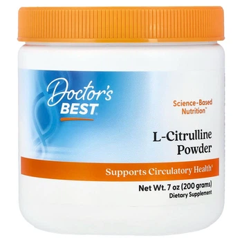 Л-Цитрулін Doctor's Best (L-Citrulline) 3000 мг 200 г DRB00437