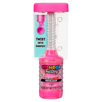 Незастывающая масса для лепки с прессом Wonder Factory 595106(Pink) 5х6х19 см