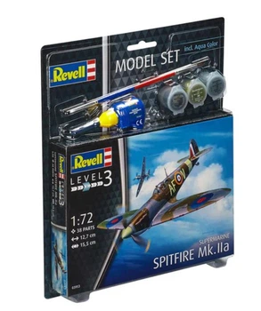 Стартовий набір для моделізма 1:72 літак Supermarine Spitfire Mk.IIa Model Set Revell 63953