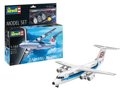 Стартовий набір 1:144 літак BAe 146-200 “AirUK” Revell 63791