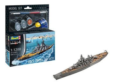 Стартовий набір 1:1200 лінкор Battleship USS New Jersey Revell 65183
