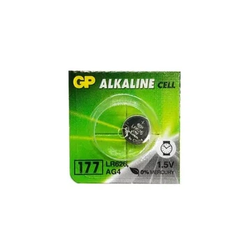 Батарейка щелочная для часов GP AG4 SR626SW 177 LR66 377 LR626 1 шт (3706)
