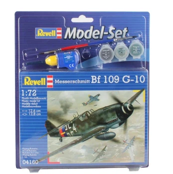 Стартовий набір для моделізму 1:72 літак Model Set Messerschmitt Bf-109 Revell 64160