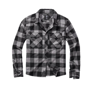 Рубашка Brandit Check Shirt XXL Black/Charcoal (4002.221.XXL)