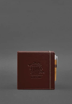 Книга для записи рецептов, кожа, бордовый(BB_30004002)